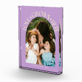 Love Grows Here Modern Arch Lemon Wisteria Fotoblock (Rechts)