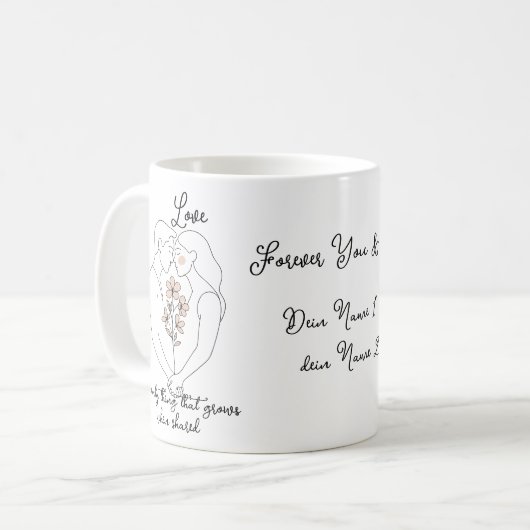 Love grows kaffeetasse (Vorderseite Links)