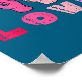 Love Hand Sign Language Asl Valentines Day Men Wom Poster (Ecke)