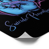 Love Hand Sign Suicide Prevention Awareness Week S Poster (Ecke)