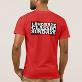Love/Hate Starting 5 T-Shirt (Rückseite)
