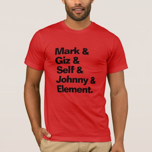 Love/Hate Starting 5 T-Shirt (Vorderseite)
