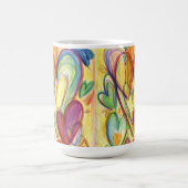 Love Healing Hearts Art Custom Coffee Cup Kaffeetasse (Mittel)