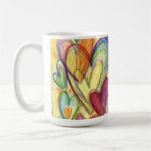 Love Healing Hearts Art Custom Coffee Cup Kaffeetasse (Links)