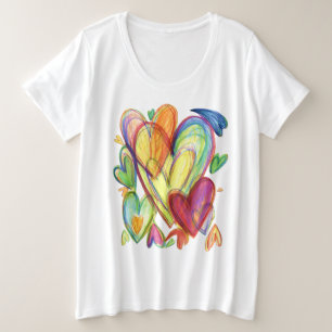 Love Healing Hearts Art Custom Shirt
