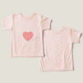 Love heart aesthetic tee (Design Vorderseite & Rückseite)