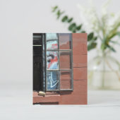 Love heart graffiti postkarte (Stehend Vorderseite)