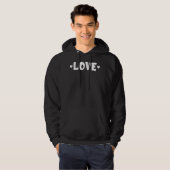Love Heart Graphic Design Hoodie (Vorne ganz)
