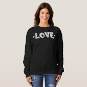 Love Heart Graphic Design Sweatshirt (Vorne ganz)