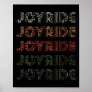Love Heart Joyride T-Shirt Grunge Vintage Stil Sch Poster