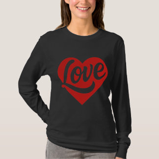 Love Heart Logo – Red Romantic Symbol T-Shirt