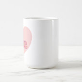 Love Heart Mug Kaffeetasse (Mittel)