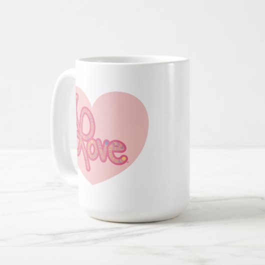 Love Heart Mug Kaffeetasse (Vorderseite Links)