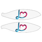 Love Heart Script Basketball - Custom Romantic (Panele)