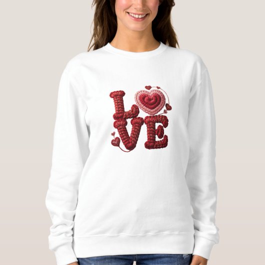 Love Heart Sweatshirt (Vorderseite)