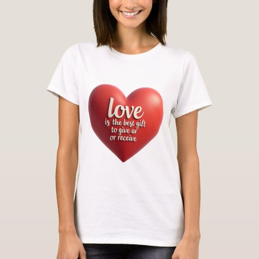 love heart T-Shirt (Vorderseite)