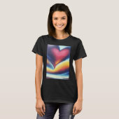 Love Heart Valentine's Day Couple Romantic T-Shirt (Vorne ganz)