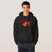 Love Heart Valentine's Day Roses Leopard Gecko Boy Hoodie (Vorne ganz)