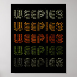Love Heart Weepies T-Shirt Grunge Vintage Stil Sch Poster