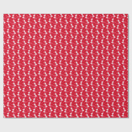 Love Hearts Doddles, Rot, Geschenkpapier