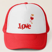 Love & Hearts Hat Truckerkappe (Vorderseite)