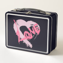 Love Hearts Metall-Lunchbox