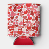 Love Hearts Mosaic Romantic Dosenkühler (Vorderseite)