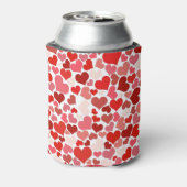 Love Hearts Mosaic Romantic Dosenkühler (Kanne Rückseite)