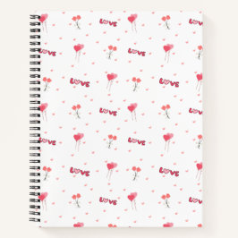 Love & Hearts Notebook Notizblock