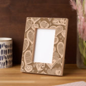 Love Hearts Photo Display for Couples Geätzte Rahmen (Linke Ecke)