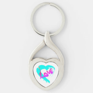 Love Hearts Reißverschluss-Anhänger Schlüsselanhän Schlüsselanhänger