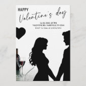 Love & Hearts Valentine’s Celebration Party Einladung (Vorderseite)