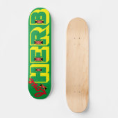 LOVE HERB  7 3/4" Skateboard Deck (Vorderseite)