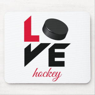 Love hockey mousepad