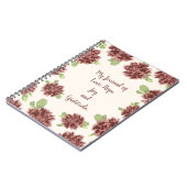 Love Hope Joy und Dankbarkeit. Notizblock (Linke Seite)