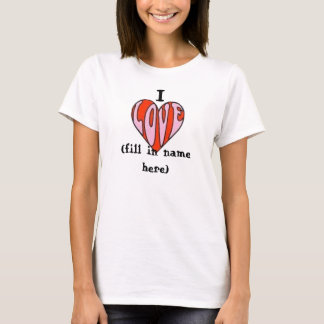 *LOVE I heart* Freund T-Shirt