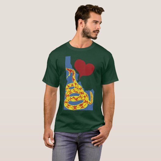 Love Idaho Gadsen Snake T-Shirt (Vorne ganz)