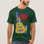 Love Idaho Gadsen Snake T-Shirt (Vorderseite)