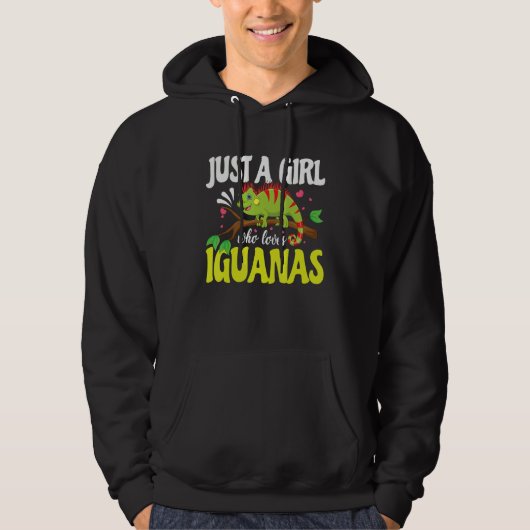 Love Iguanas and reptiles 1 Hoodie (Vorderseite)