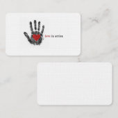 Love in Action Calling Cards Visitenkarte (Vorne/Hinten)