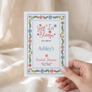 Love in Bloom Brautparty, Whimsical  Einladung