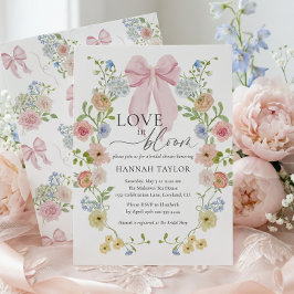 Love in Bloom Bridal Shower Einladung