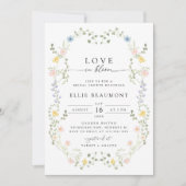 Love in Bloom Bridal Shower Invitation Einladung (Vorderseite)