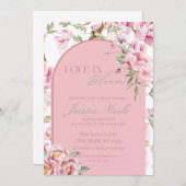 Love In Bloom Bridal Shower Invitation Einladung (Vorne/Hinten)