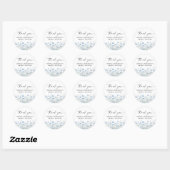 Love in Bloom Bridal Shower Round Favor Stickers (Blatt)