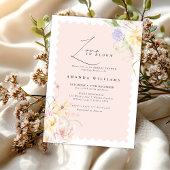 Love in bloom Floral Elegance Bridal Shower  Einladung