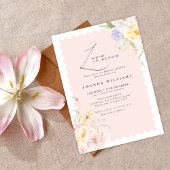Love in bloom Floral Elegance Bridal Shower  Einladung