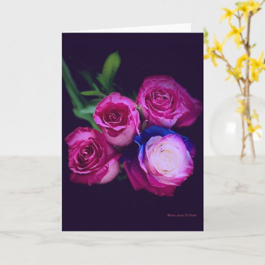 Love in Bloom Karte (Gelbe Blume)