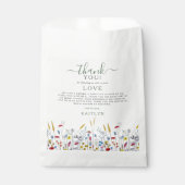 Love in Bloom Wildflower Meadow Bridal Shower Geschenktütchen (Vorderseite)