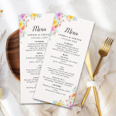 Love in Full Bloom – Springtime Wedding Programm